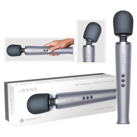 le Wand - Premium Rechargeable Massager (Silver)