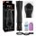 PDX Roto-Teazer - Waterproof Rotating Vibrating Stroker (Black)