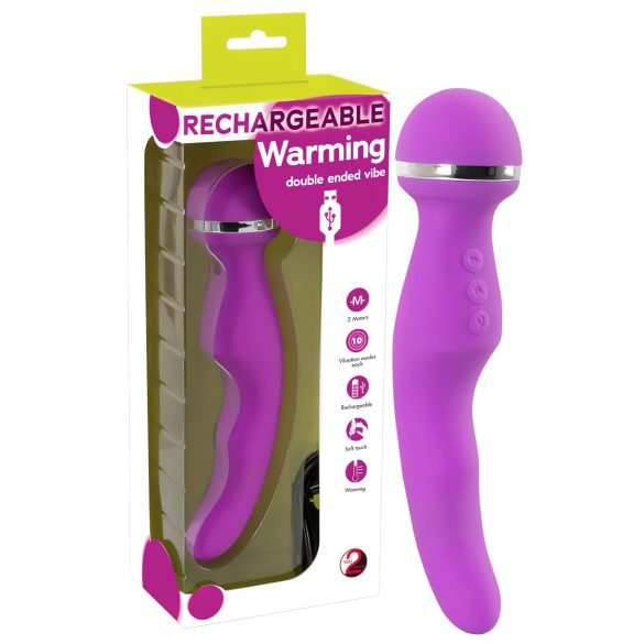 You2Toys - Rechargeable Warming Vibrating Massager (Pink)