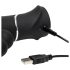 Happyrabbit Triple - Rechargeable Clit & Anal Vibrator (Black)
