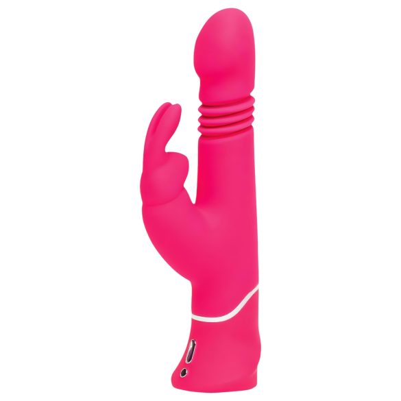 Happyrabbit Thrusting - Rechargeable Thrusting Rabbit Vibrator (Pink)