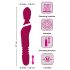 Javida Thrusting - 3-in-1 Massaging Vibrator (Red)