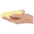 Cuties Mini Yellow - Rechargeable Silicone Vibrator (Yellow)