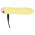 Cuties Mini Yellow - Rechargeable Silicone Vibrator (Yellow)