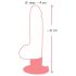 Nature Skin M - Realistic Suction Cup Vibrator (Natural)