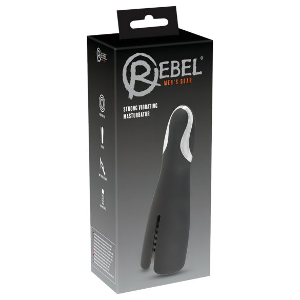 Rebel Strong - Rechargeable Acorn Vibrator (Black)