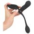GoGasm Rechargeable 3-in-1 Radio-Controlled Black Vibrator
