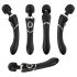 Cleopatra Rechargeable Waterproof Massager Vibrator (Black)