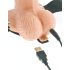 Fetish Strap-On 6 - Adjustable Hollow Vibrator (Natural)