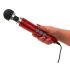 Doxy Die Cast 3 Wand - Red Plug-In Massager Vibrator