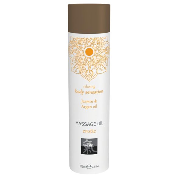 Shiatsu Sensual Massage Oil - Jasmine & Argan (100ml)