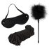 Master & Sub - Bondage Play Set (Brown-Black)
