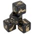 Black Dice Set for Couples - 4 Pieces