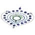 Glittering Diamonds Intimate Jewelry Set - 3 Piece (Blue)