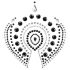 Sparkling Diamonds Intimate Jewelry Set - 3 Pieces (Black)