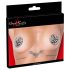 Cottelli - Studded Nipple Stickers (Black)