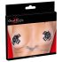 Cottelli - Black Piercing Nipple Stickers