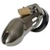 CB-6000 - Luxury Chrome Chastity Cage with Lock