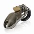 CB-6000 - Luxury Chrome Chastity Cage with Lock