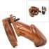 CB-6000 - Luxury Wooden Locking Chastity Cage