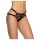 Mapalé - Black Patterned Chain Panties - M/L