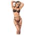 Mapalé - Strappy Lingerie Trio (Black)