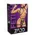 ZADO - 2-Piece Leather Harness Set (Black-Gold)