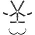 ZADO - Men's Leather Strap Body Harness - L/XL