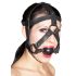 ZADO - Leather Restraint and Gag (Black)