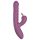 Funny Me Rabbit Bunny - Rechargeable Thrusting Vibrator with Clitoral Arm (Purple)