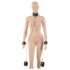 ZADO - Black Leather Neck-Wrist-Ankle Restraint Set