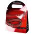 ZADO - Red Leather Collar with Leash