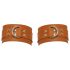 ZADO - Brown Leather Wrist Cuffs
