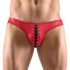Svenjoyment - Men's Black Lace-Up Briefs (Red)