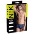 NEK - Blue Boxer Briefs with Black Lace-Up and Mesh Panels
