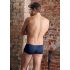 NEK - Blue Boxer Briefs with Black Lace-Up and Mesh Panels