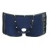 NEK - Blue Boxer Briefs with Black Lace-Up and Mesh Panels