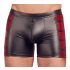 NEK - Black Boxer Briefs with Red Side Panels and Zipper - M