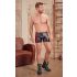 NEK - Black Boxer Briefs with Red Side Panels and Zipper - M