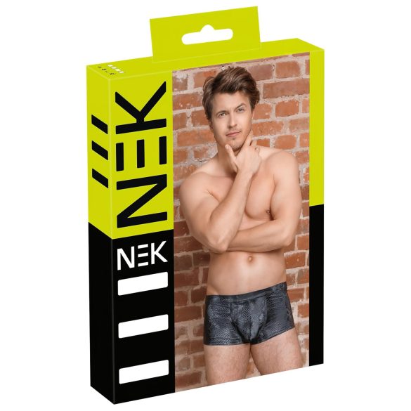 NEK - Black Snake Print Boxers - L