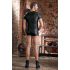 NEK - Matte Finish Men's Black Short Sleeve Top - XL