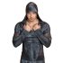 NEK - Men's Black Hoodie with Snake Print - M