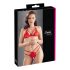 Cottelli - Open Lace Bra Set (Red) - L