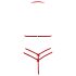 Cottelli - Open Lace Bra Set (Red) - XL