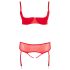 Cottelli Plus Size - Versatile Lingerie Duo (Red)