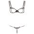 Cottelli - Glittering Embroidered Bra Set (Black) 