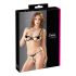 Cottelli - Glittering Embroidered Bra Set (Black)  - M
