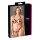 Cottelli - Metallic Ring Open Bra Set (Red)