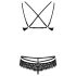 Obsessive 860-SET-1 - Rosy Lace Bra Set (Black)