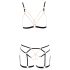 Cottelli - Chain Decorative Body Harness - 2 Piece (Black)  - M